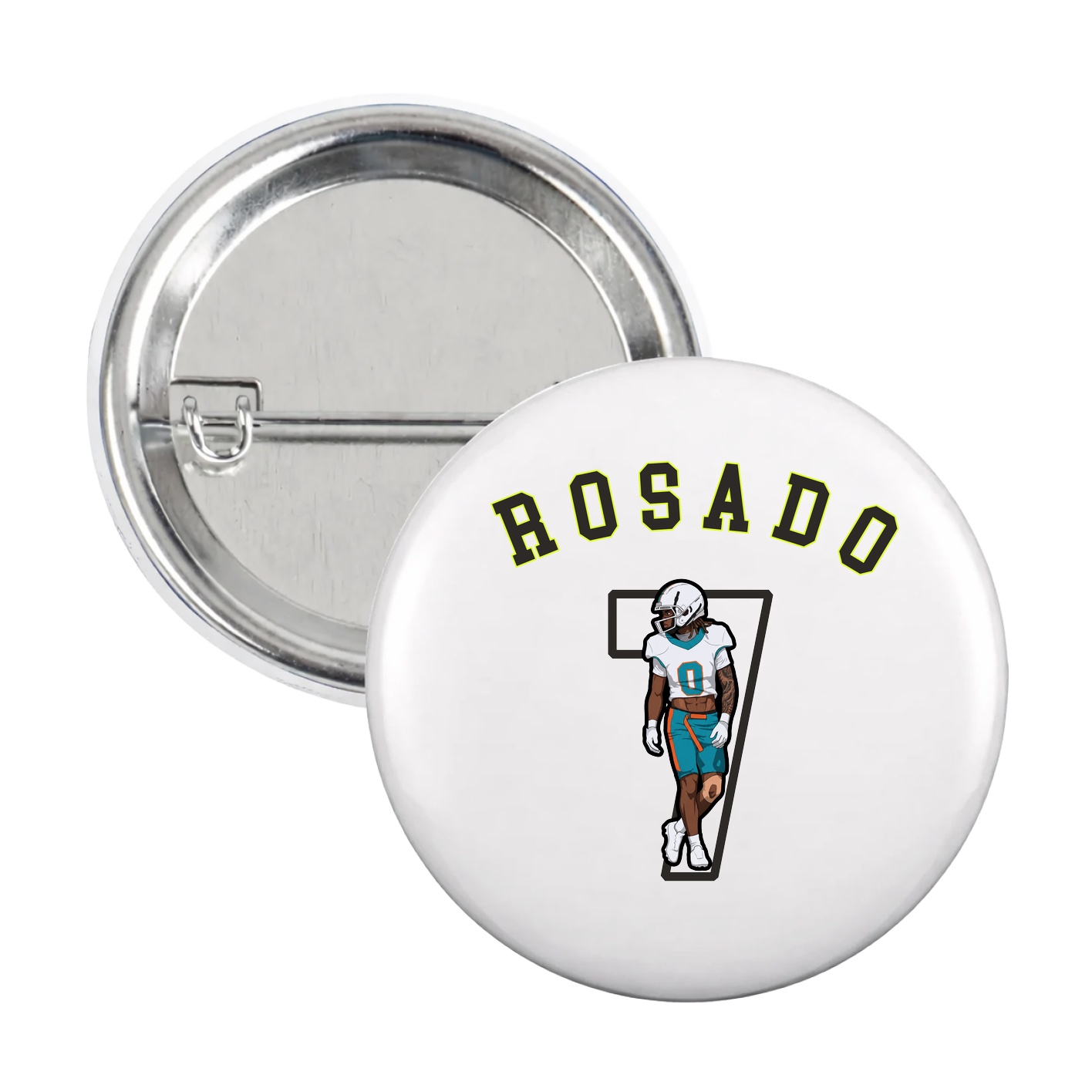 Game Day Button — Shirsey Arch in White