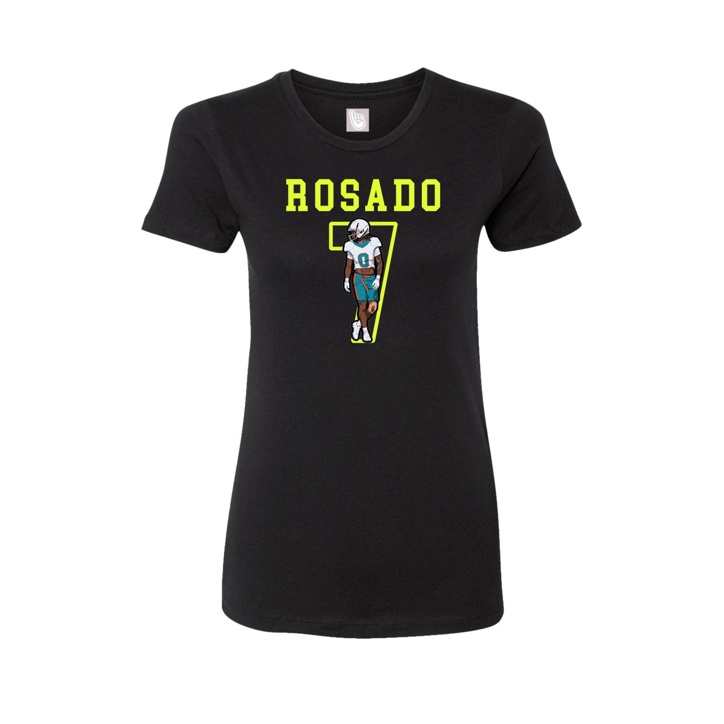 Fitted Women's Tee — Shirsey in Black