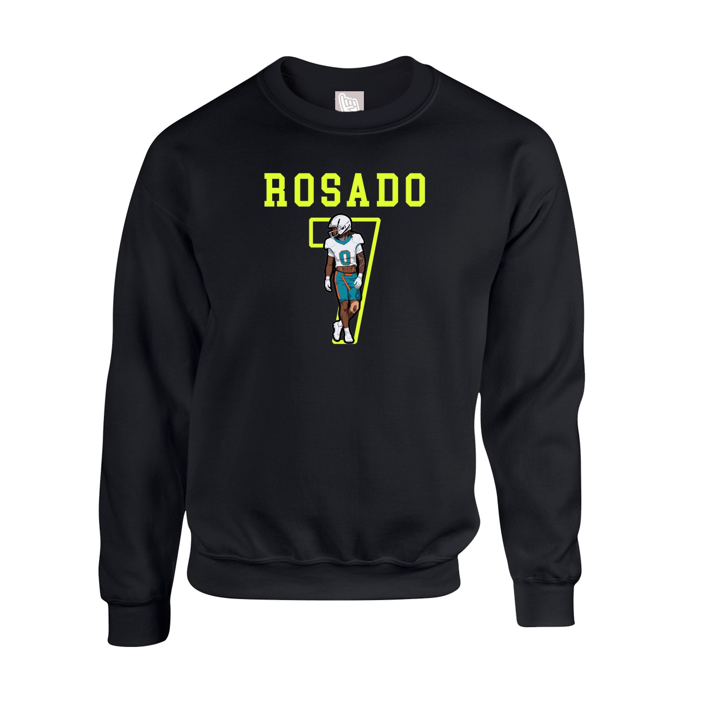 Fleece Crew — Shirsey in Black