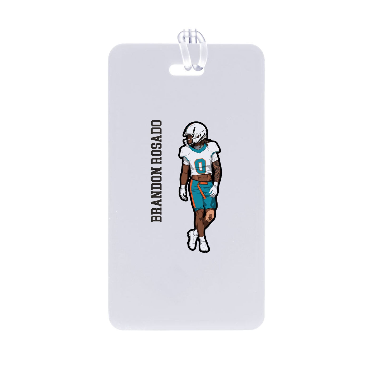 Bag Tag — Name Vertical in Classic