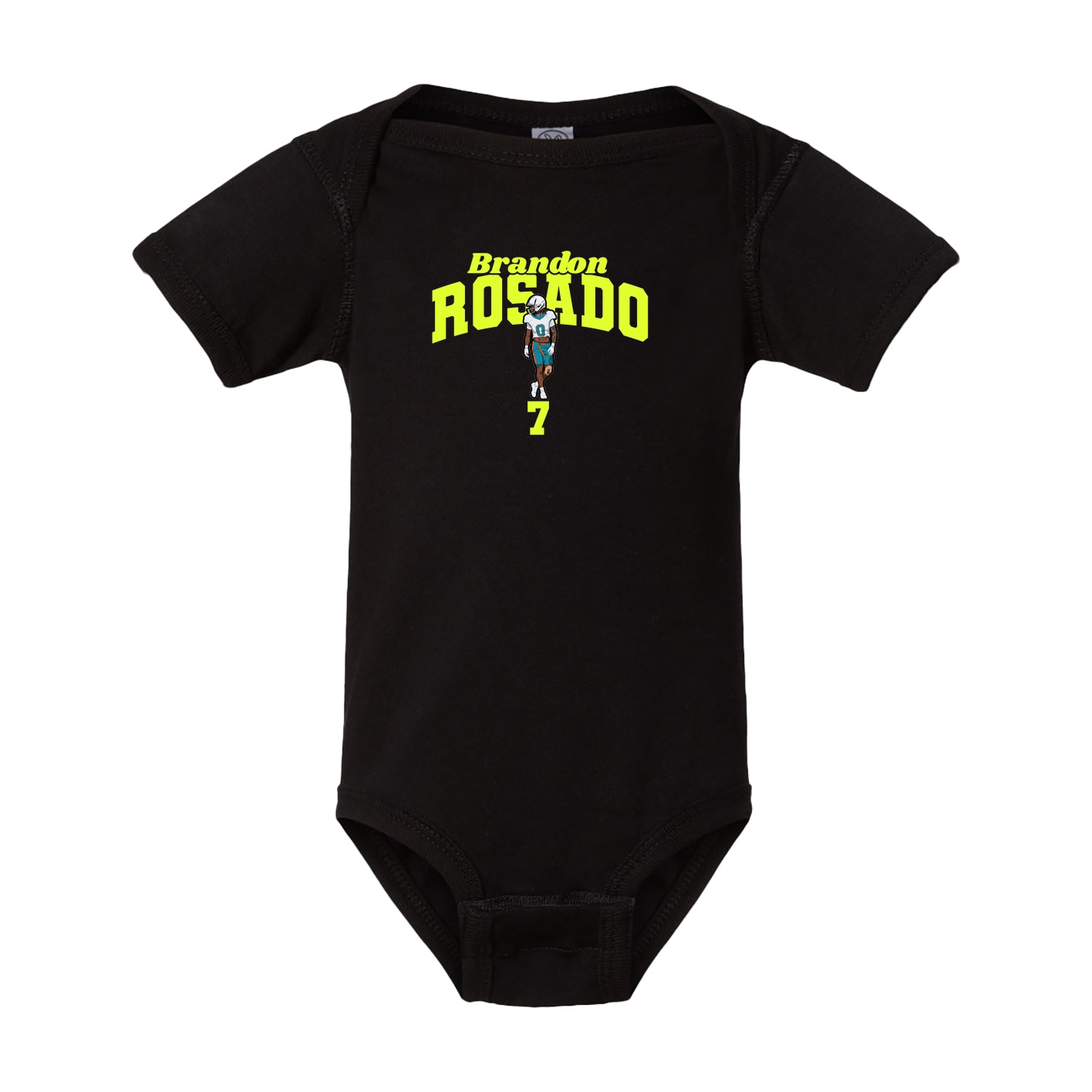 Baby Onesie — Signature Arch in Black
