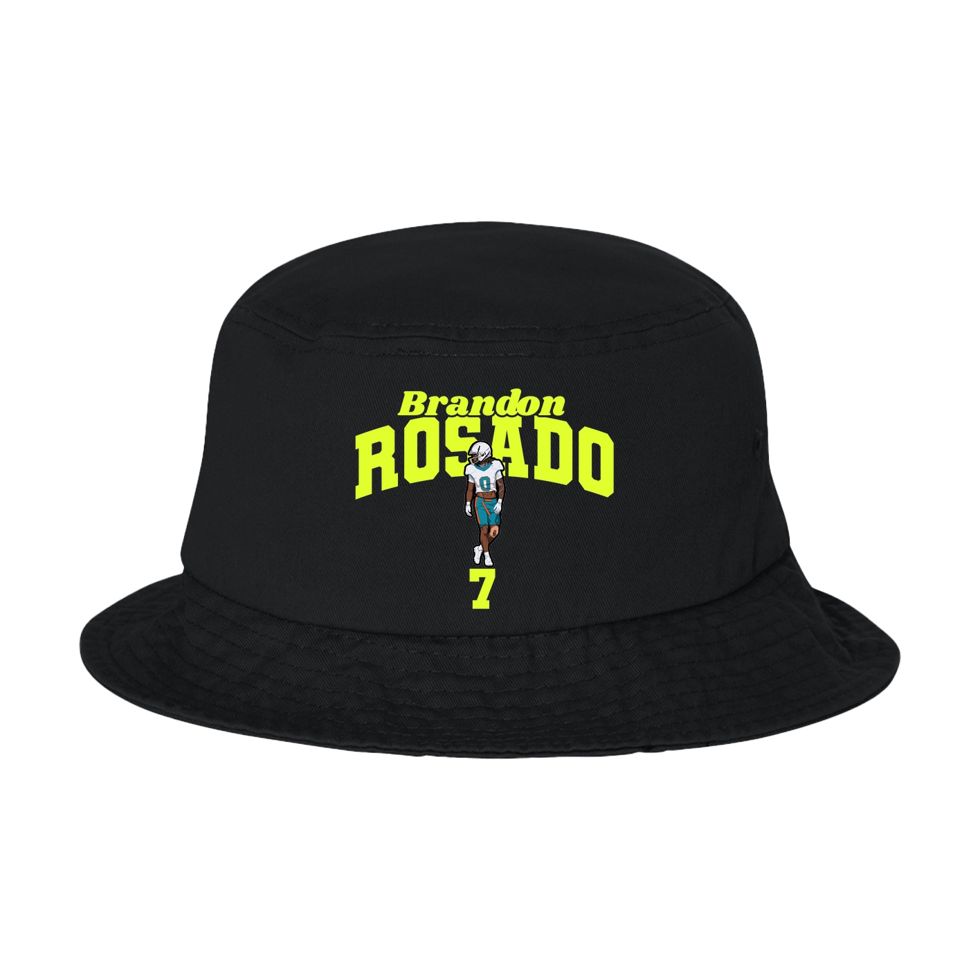 Bucket Cap — Signature Arch in Black