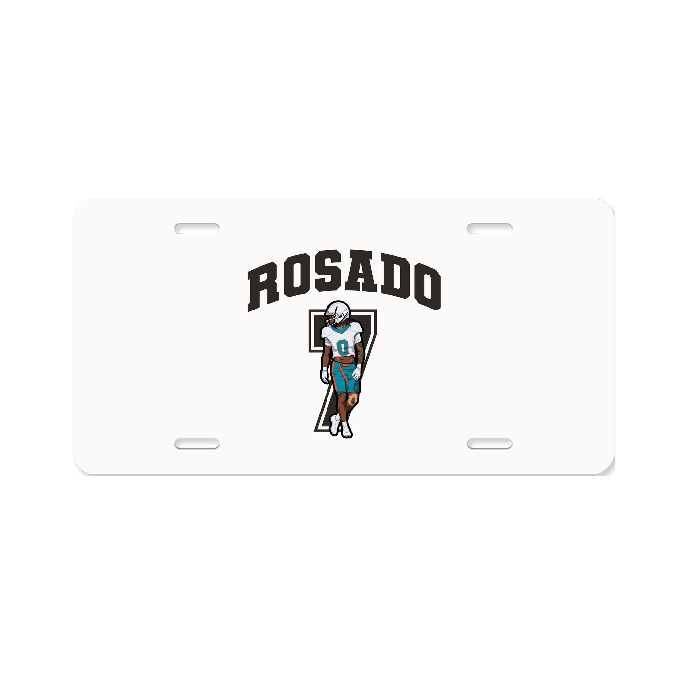 License Plate — Number in Classic