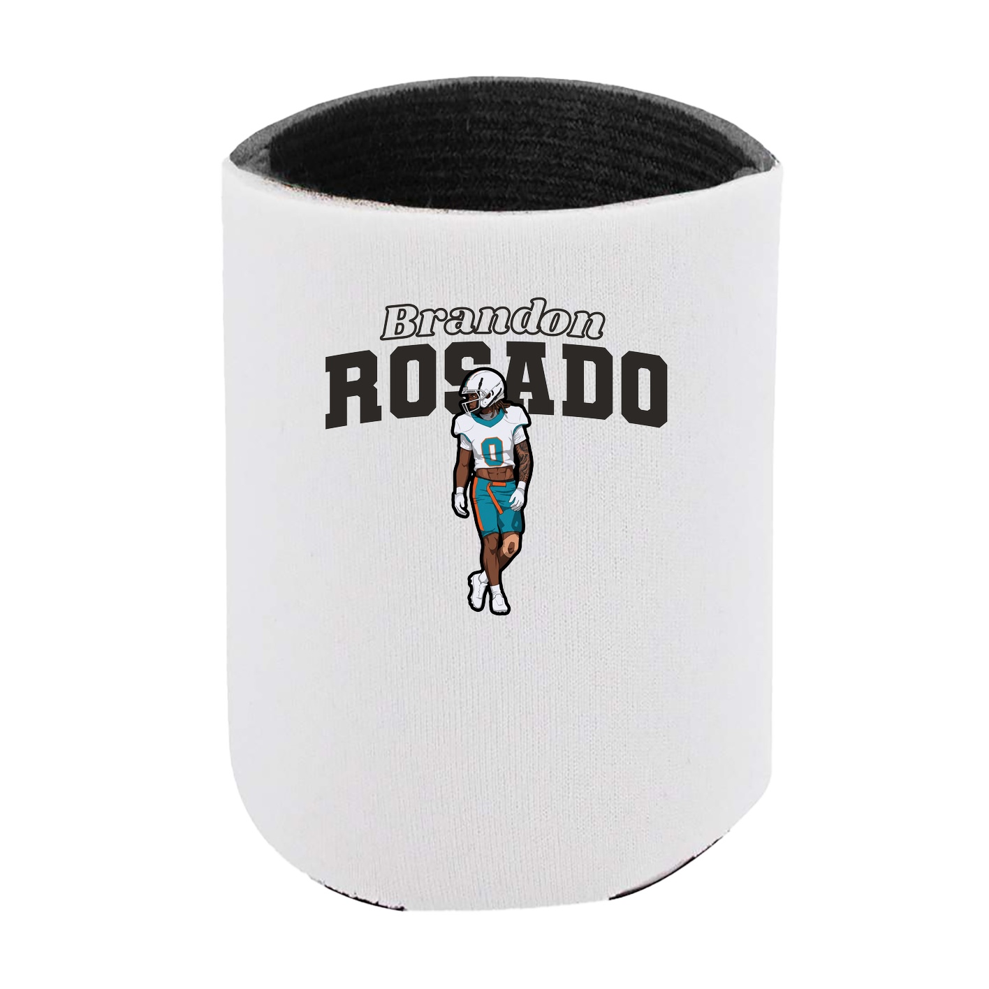Can Holder — Name Arch in White