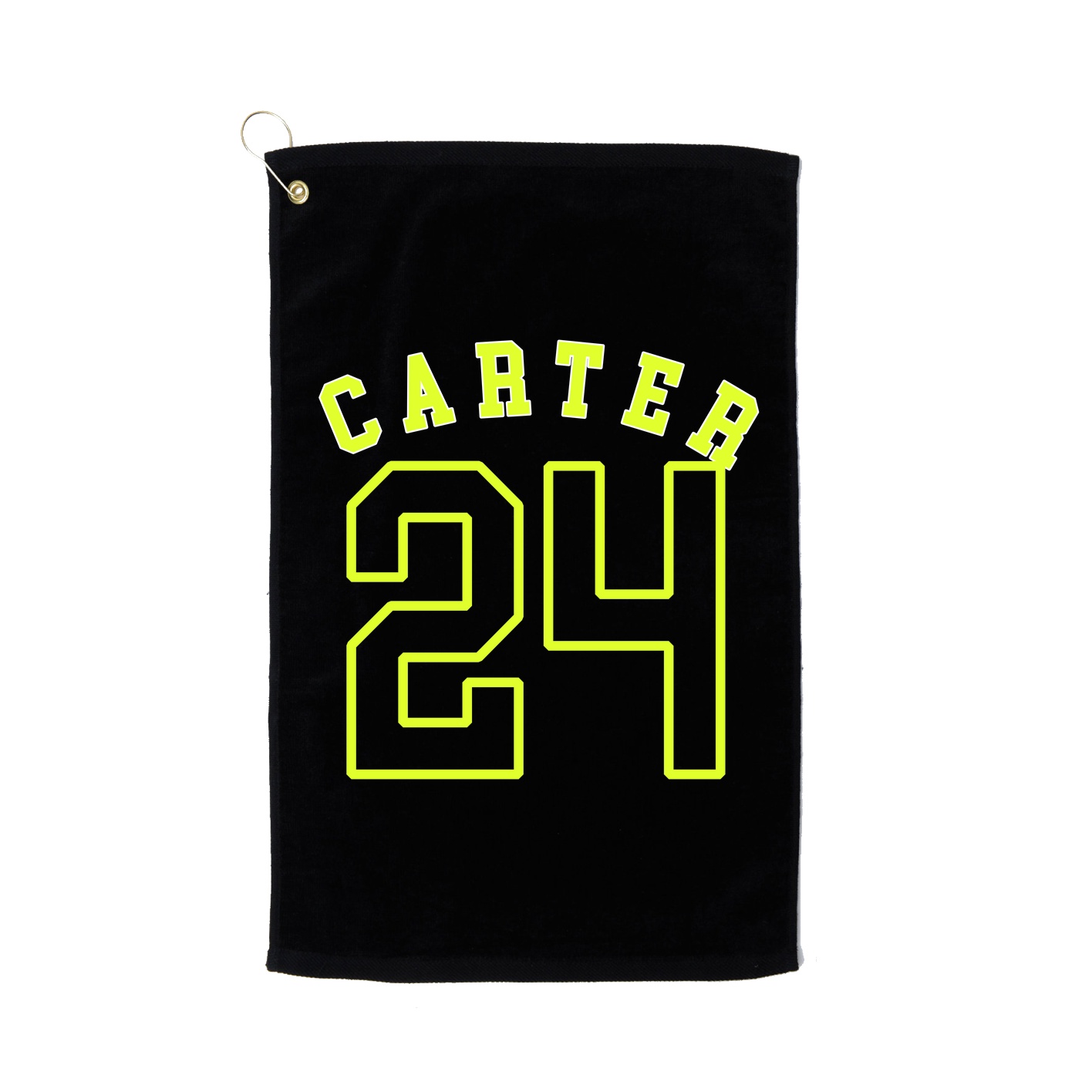 Golf Towel — Shirsey Arch in Black