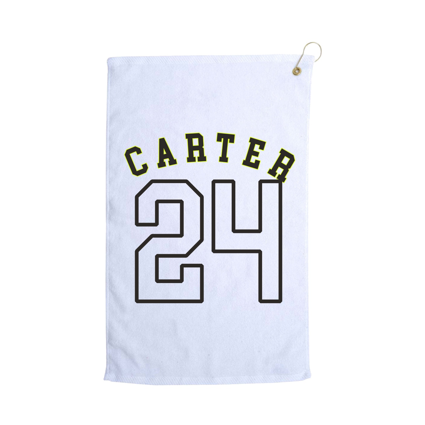 Golf Towel — Shirsey Arch in White