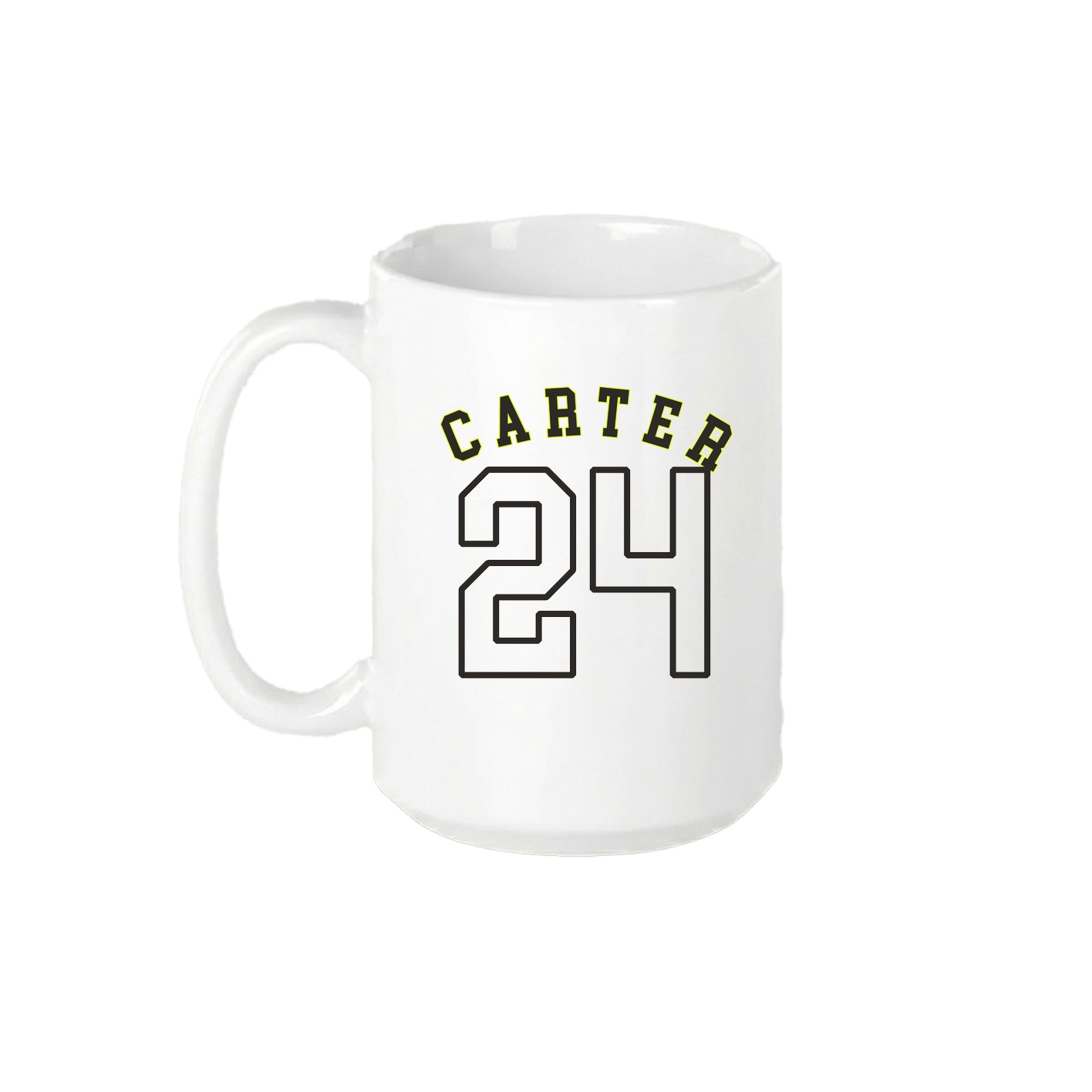 15oz Coffee Mug — Shirsey Arch in White