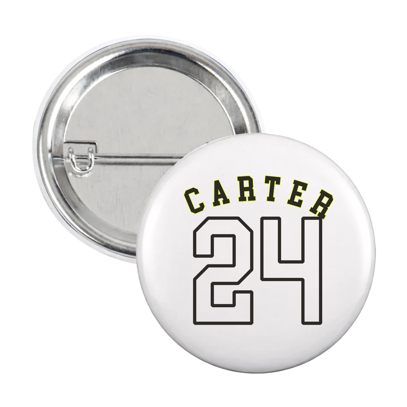 Game Day Button — Shirsey Arch in White