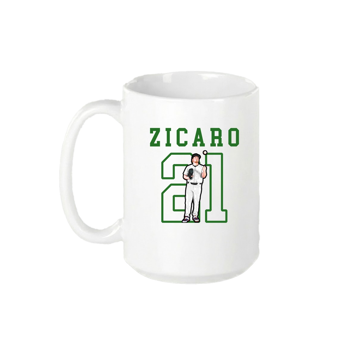 15oz Coffee Mug — Shirsey in White