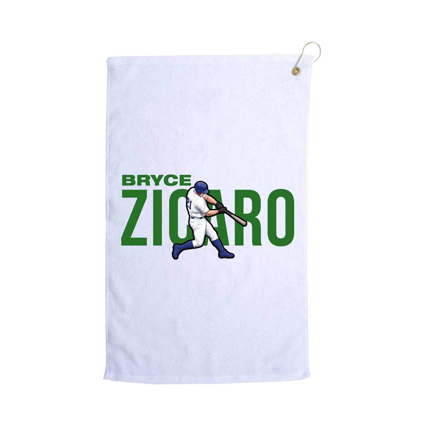 Golf Towel — Player Name in White