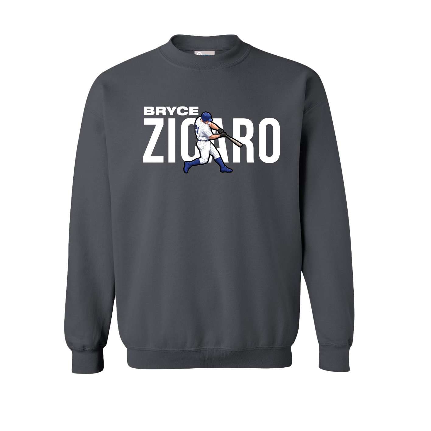 Fleece Crew — Player Name in Grey