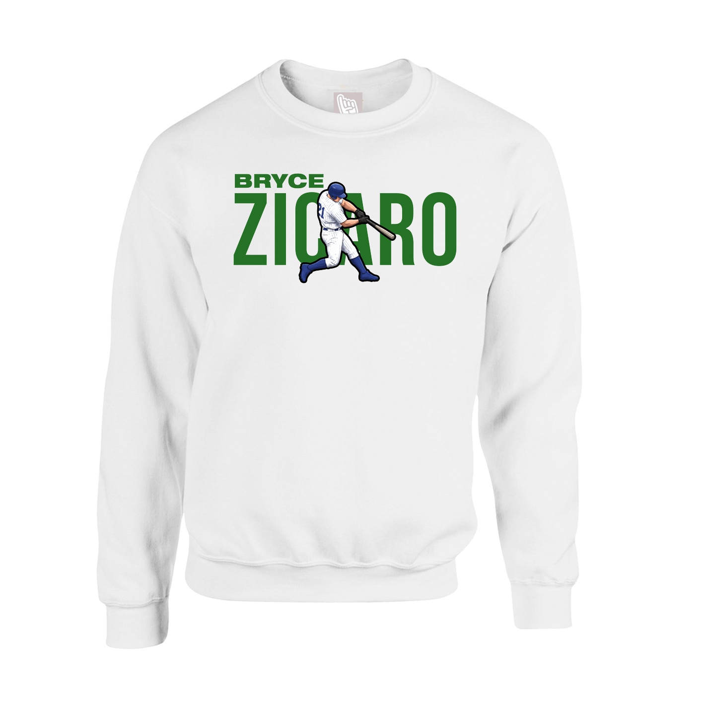 Fleece Crew — Player Name in White