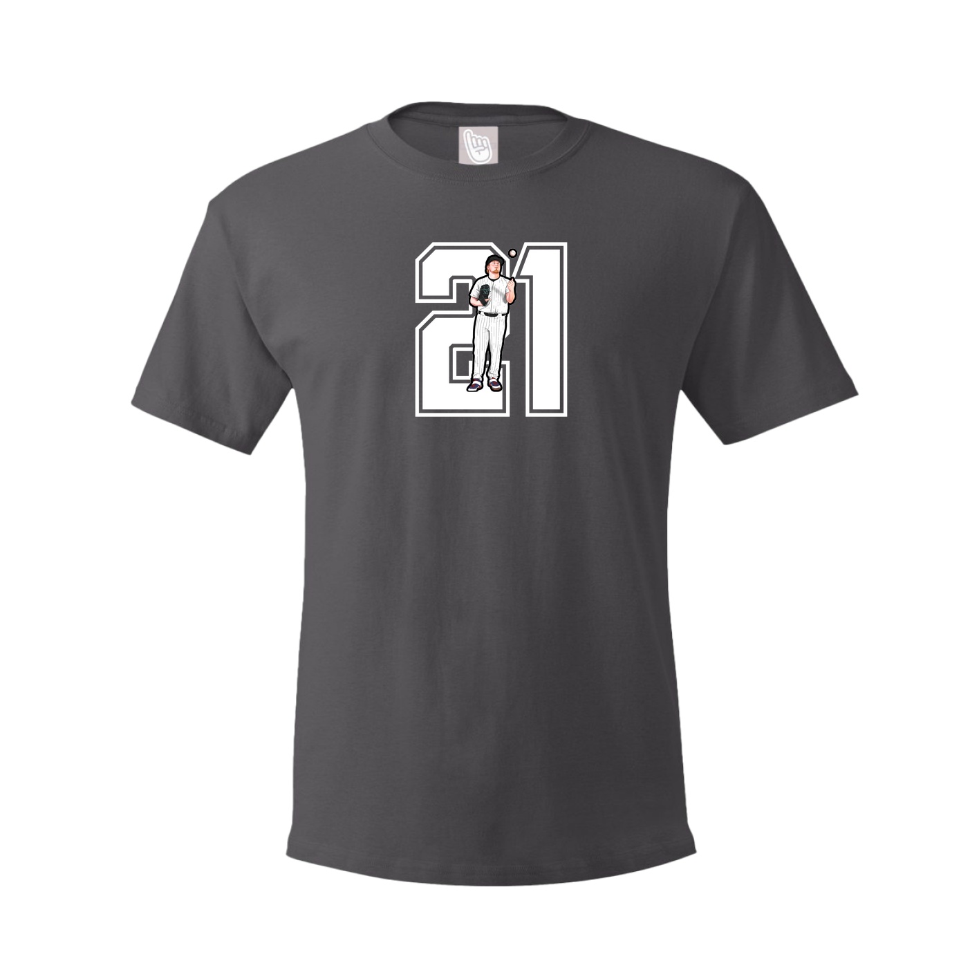 Tee — Number in Grey
