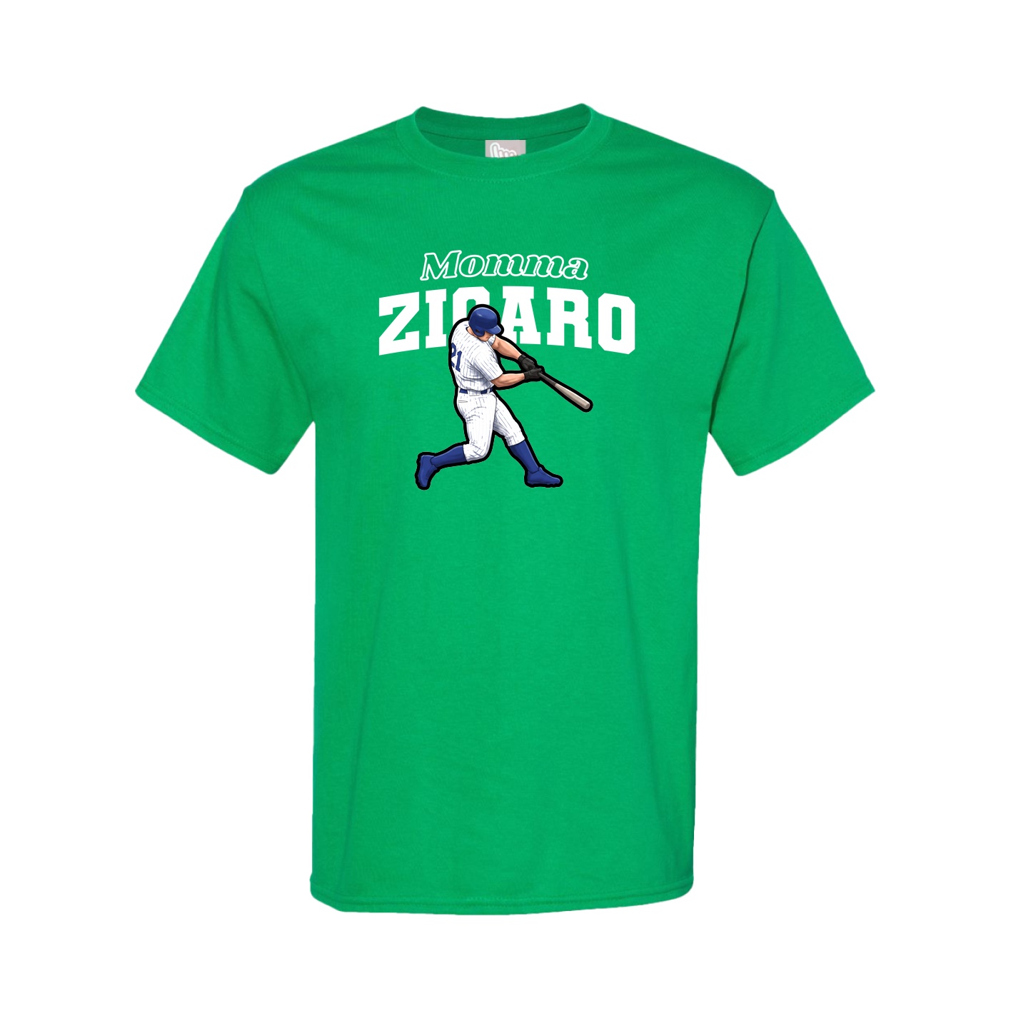 Youth Tee — Mothers Day Block in Green
