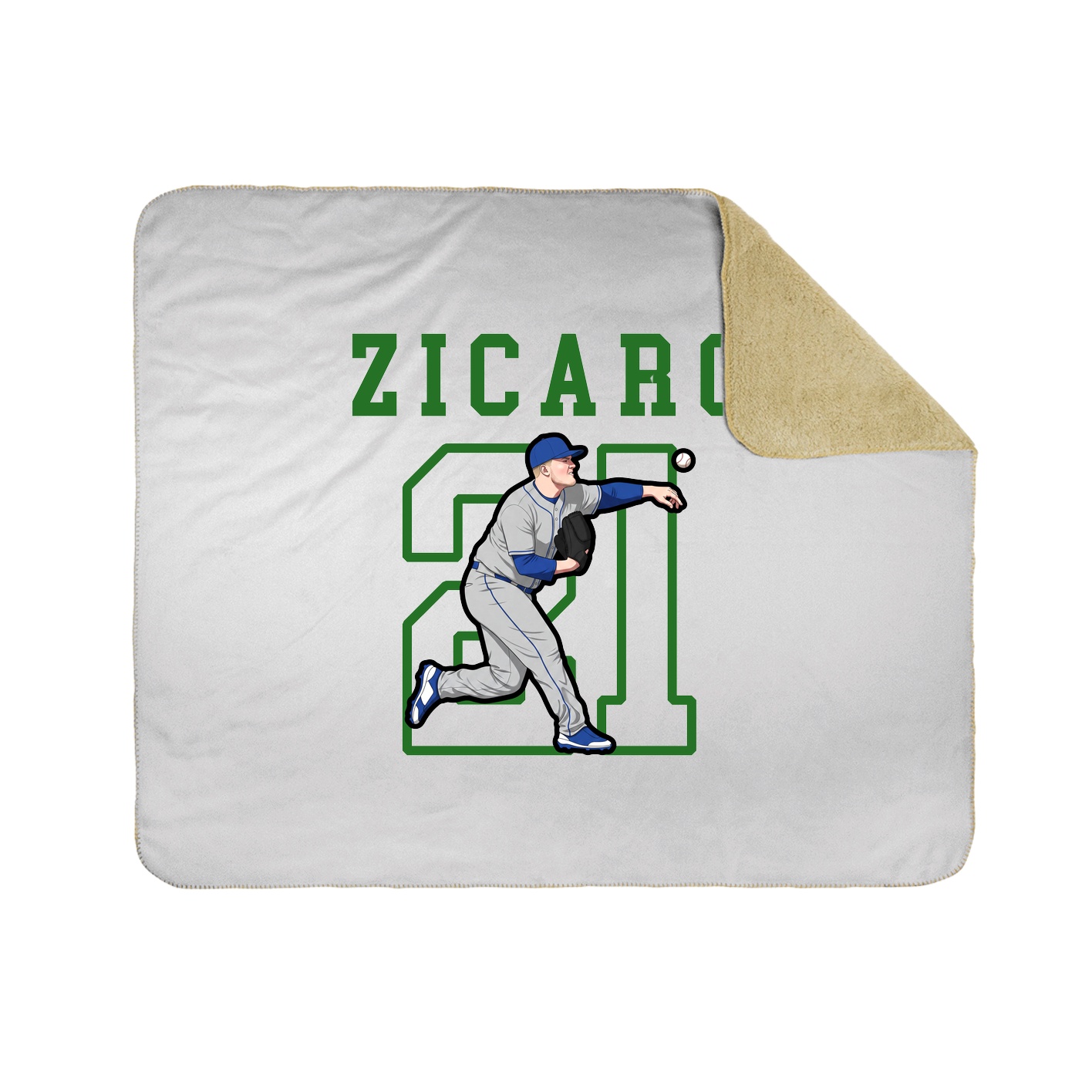 Throw Blanket — Shirsey in White
