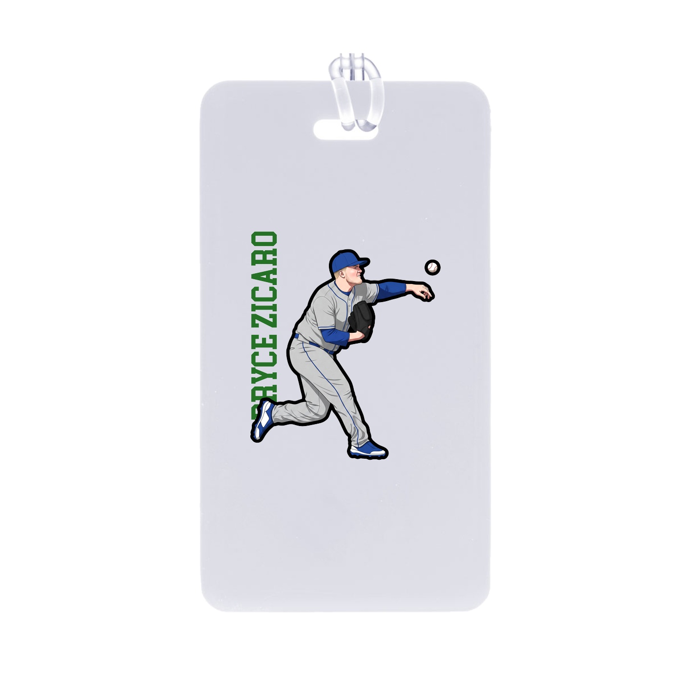 Bag Tag — Name Vertical in Classic