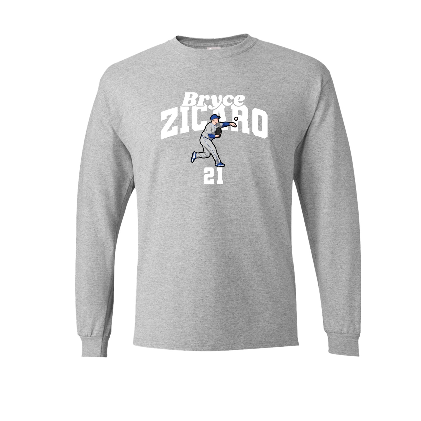 Long Sleeve Tee — Signature Arch in Grey