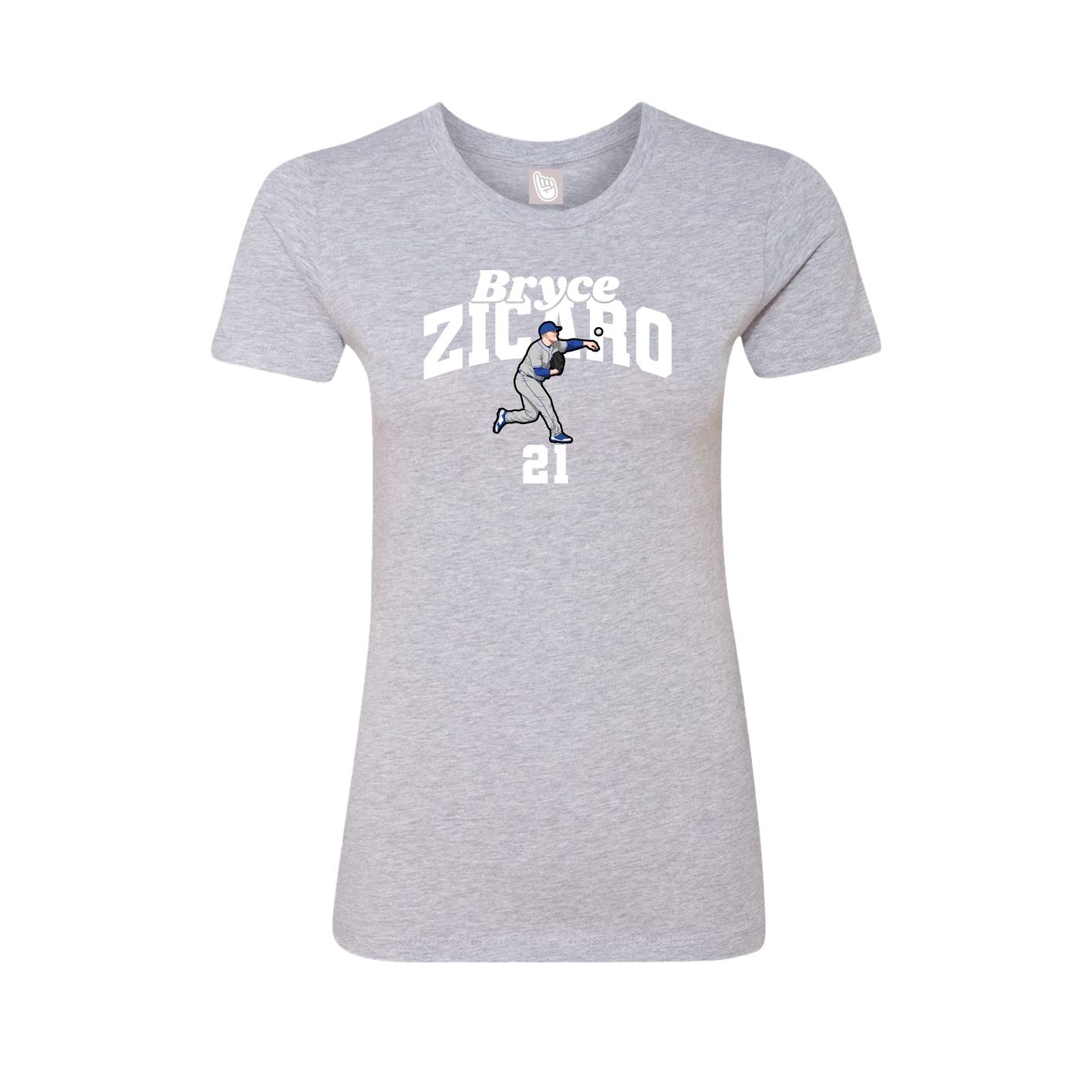 Womens Tee — Signature Arch in Grey