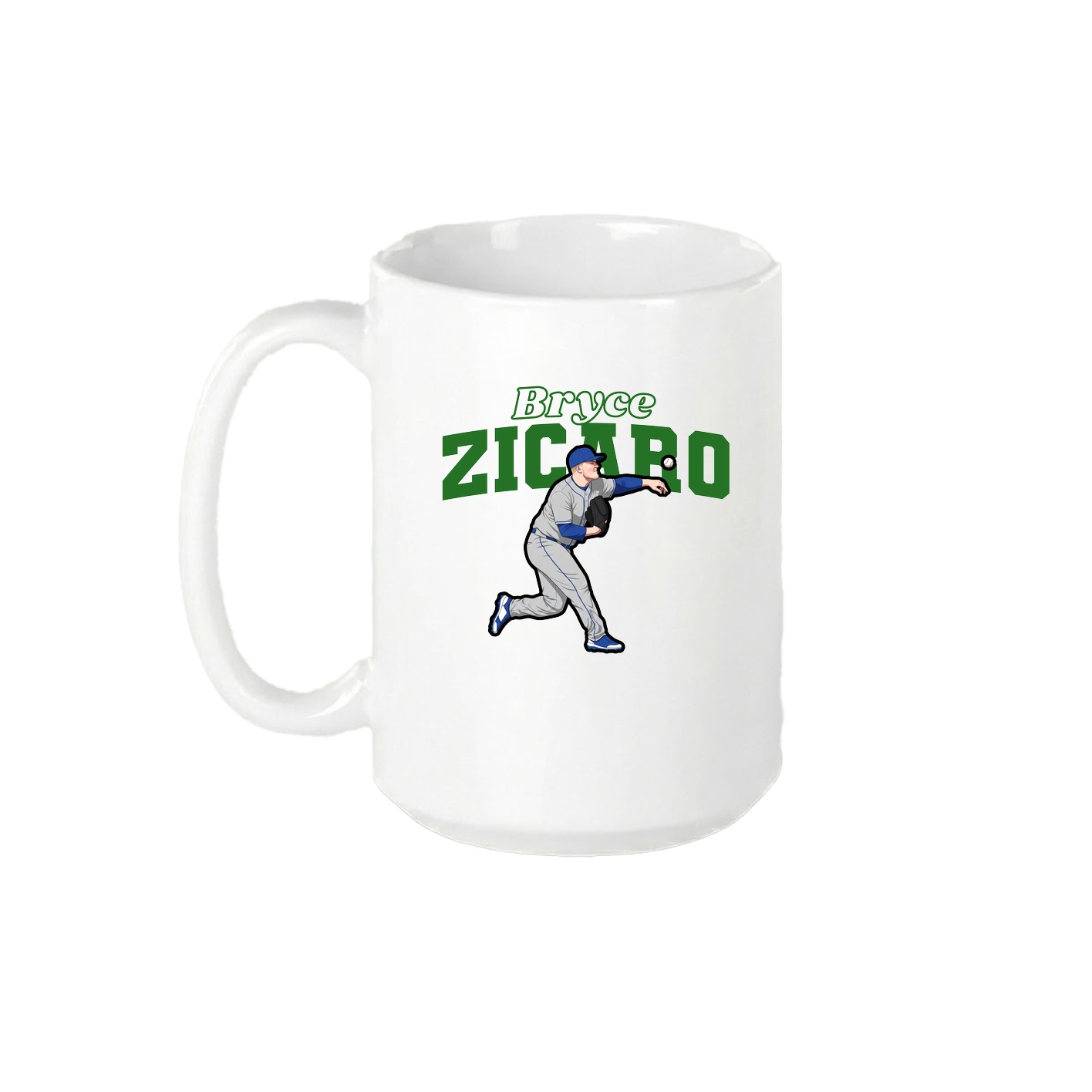 15oz Coffee Mug — Name Arch in White