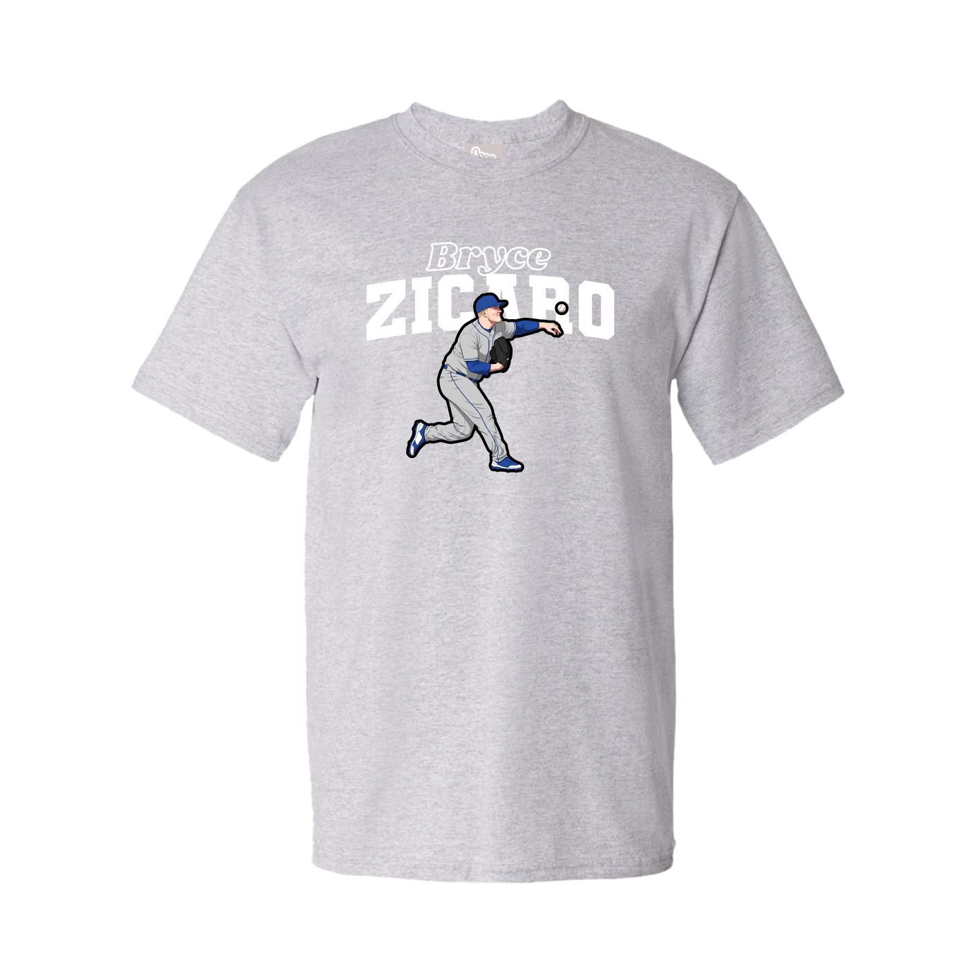 Youth Tee — Name Arch in Grey