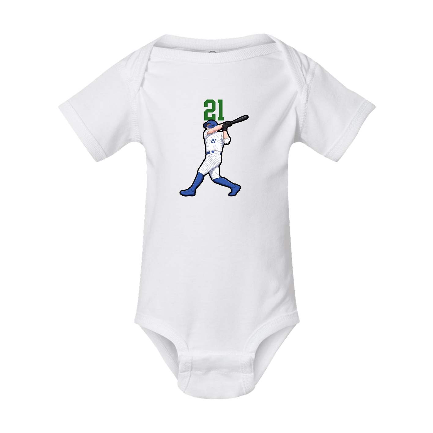 Baby Onesie — Number Top in White