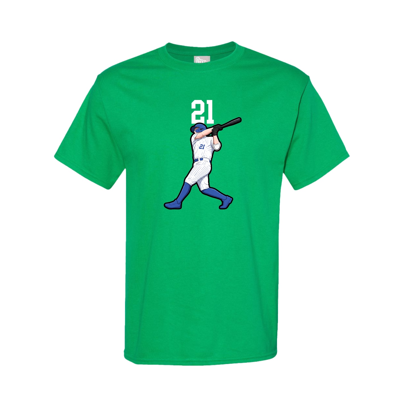 Youth Tee — Number Top in Green