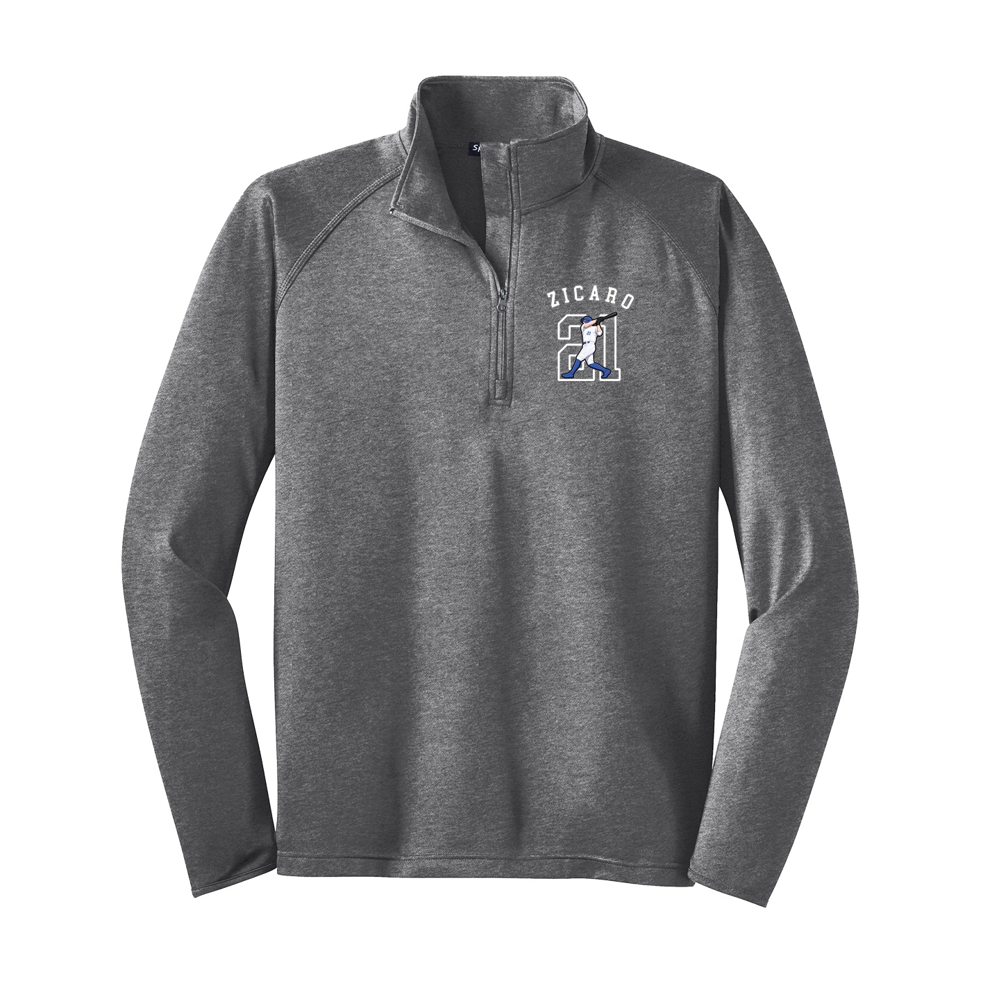 Q-Zip Pullover — Shirsey Arch in Grey