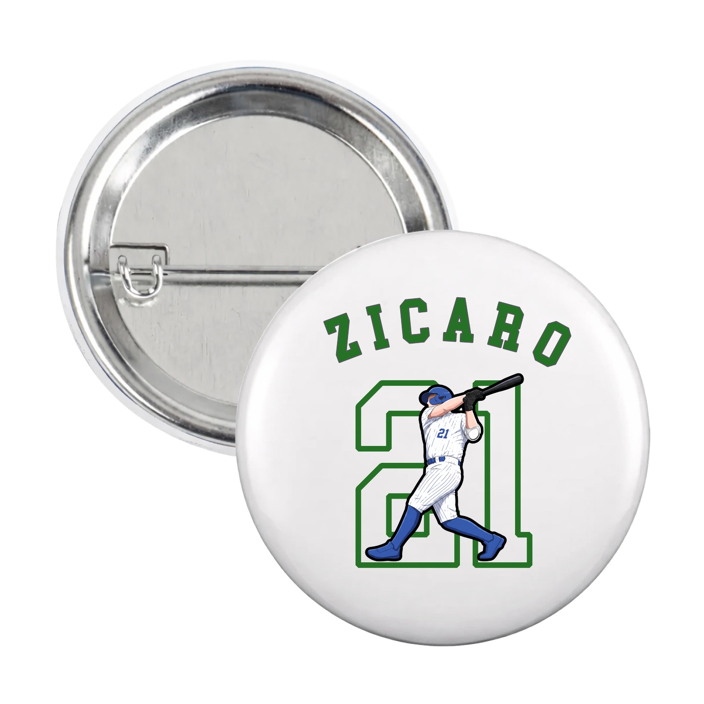 Game Day Button — Shirsey Arch in White