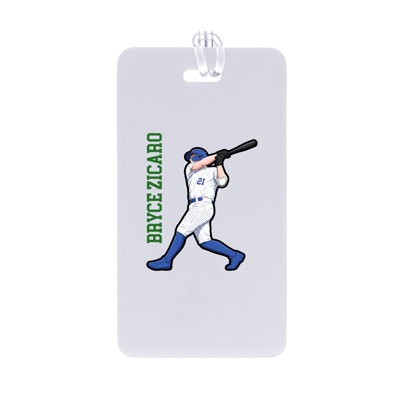 Bag Tag — Name Vertical in Classic