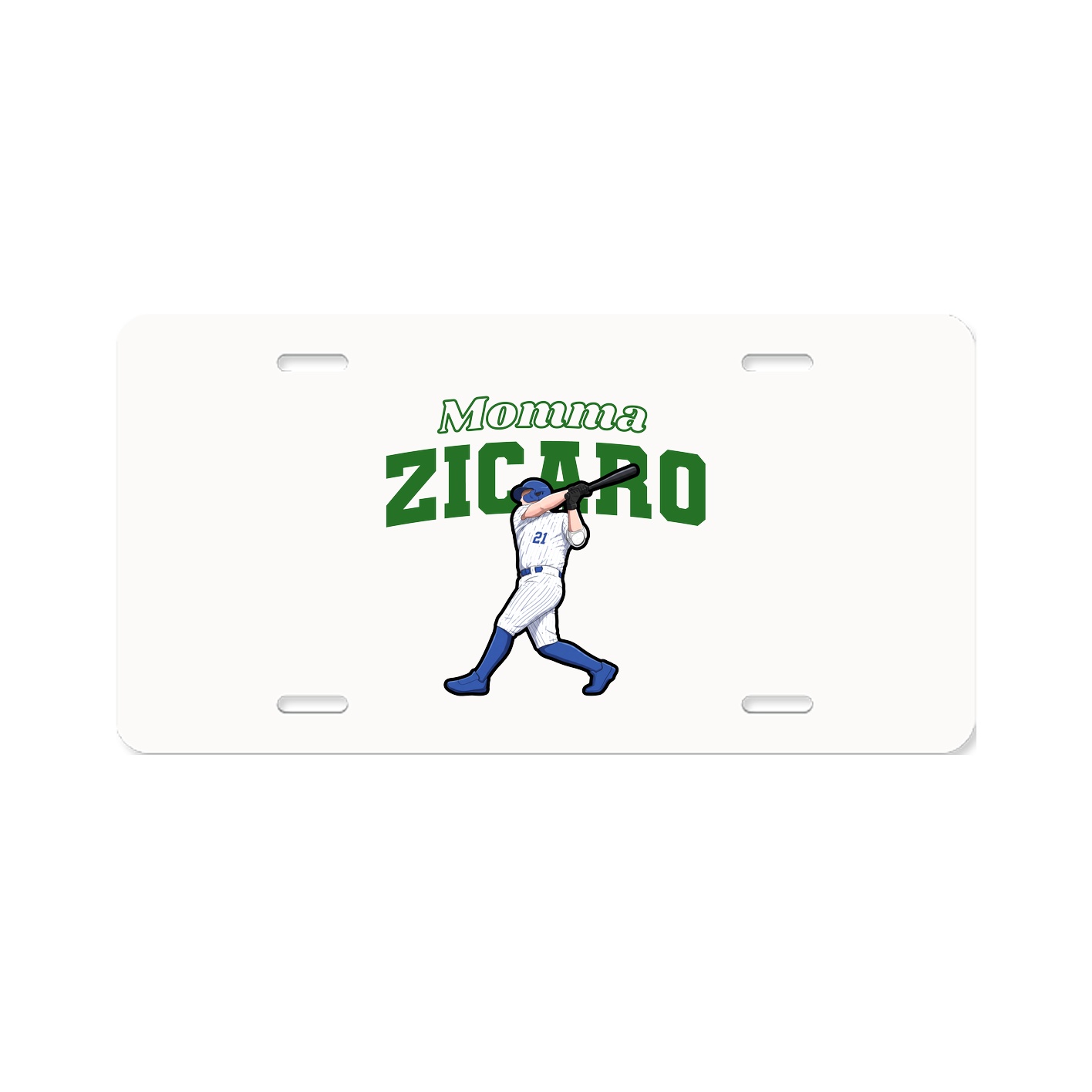License Plate — Mothers Day Block in Classic