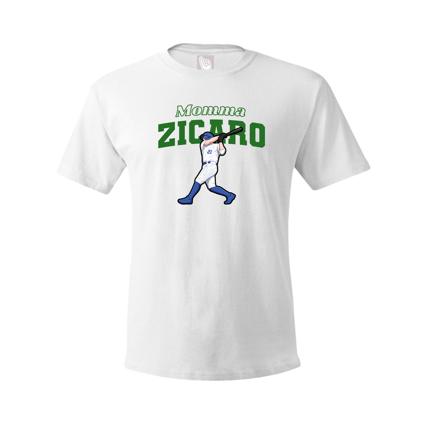 Youth Tee — Mothers Day Block in White