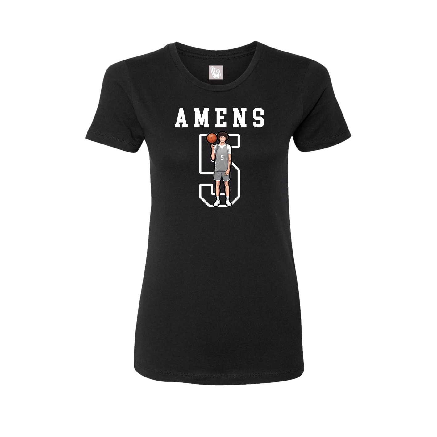 Fitted Women's Tee — Shirsey in Black