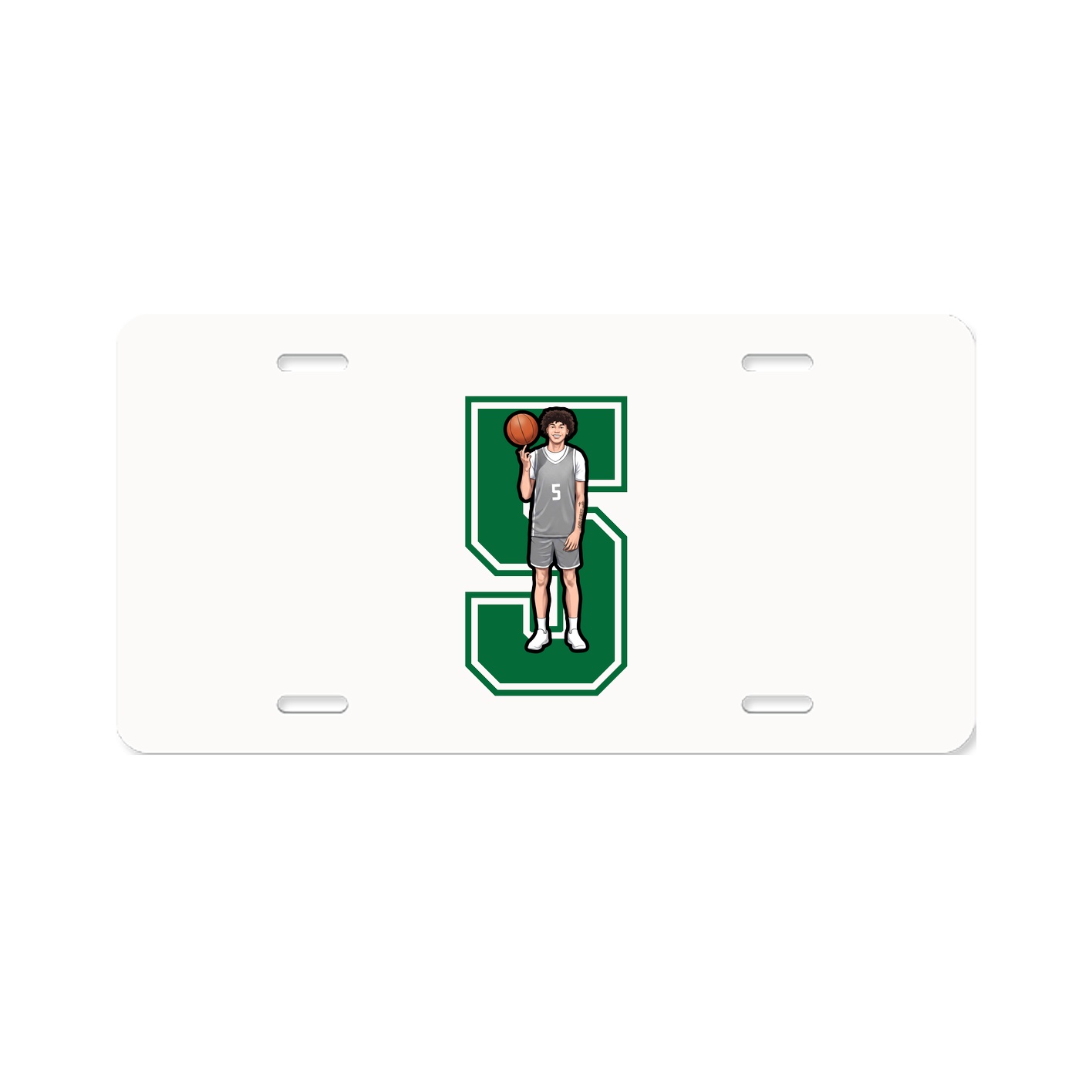 License Plate — Number in Classic