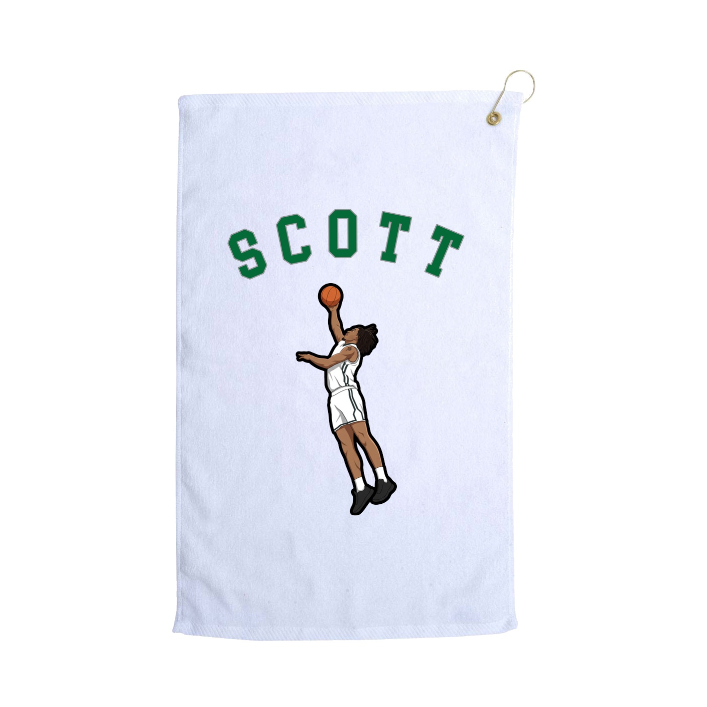 Golf Towel — Shirsey Arch in White