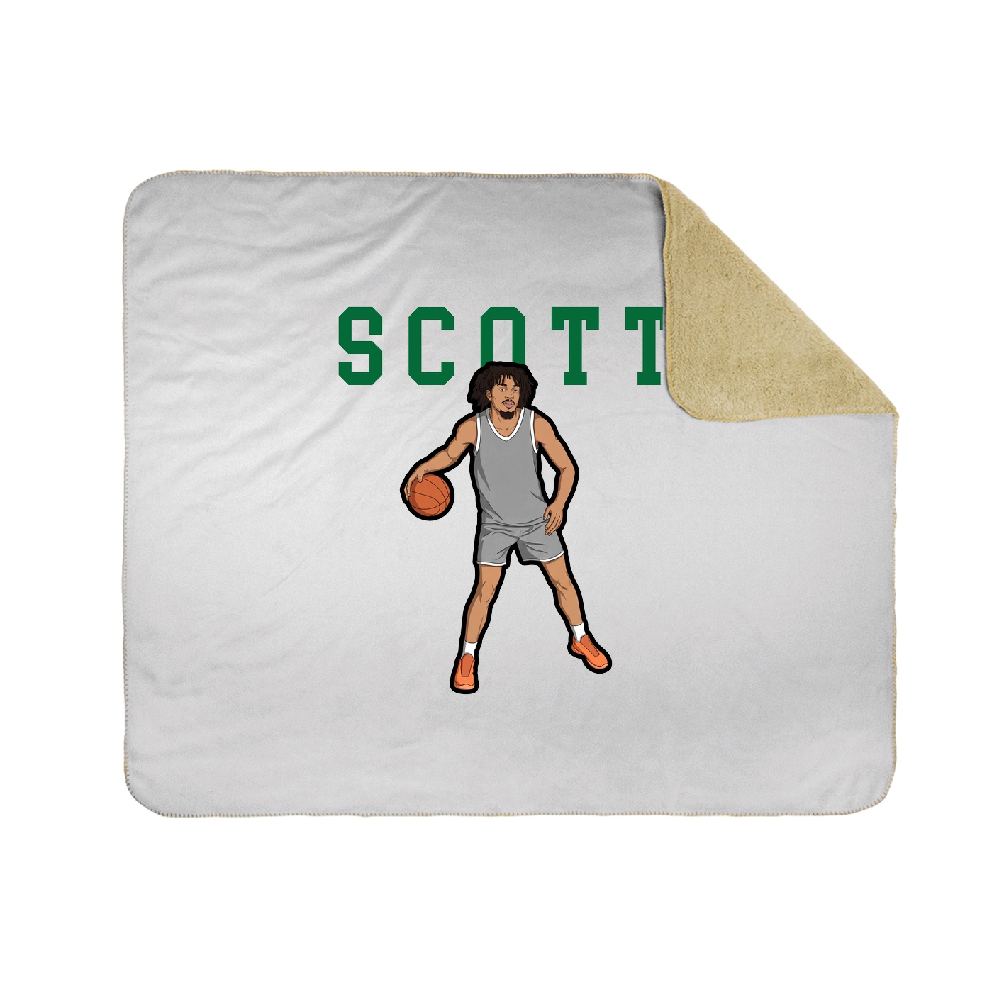 Throw Blanket — Shirsey in White