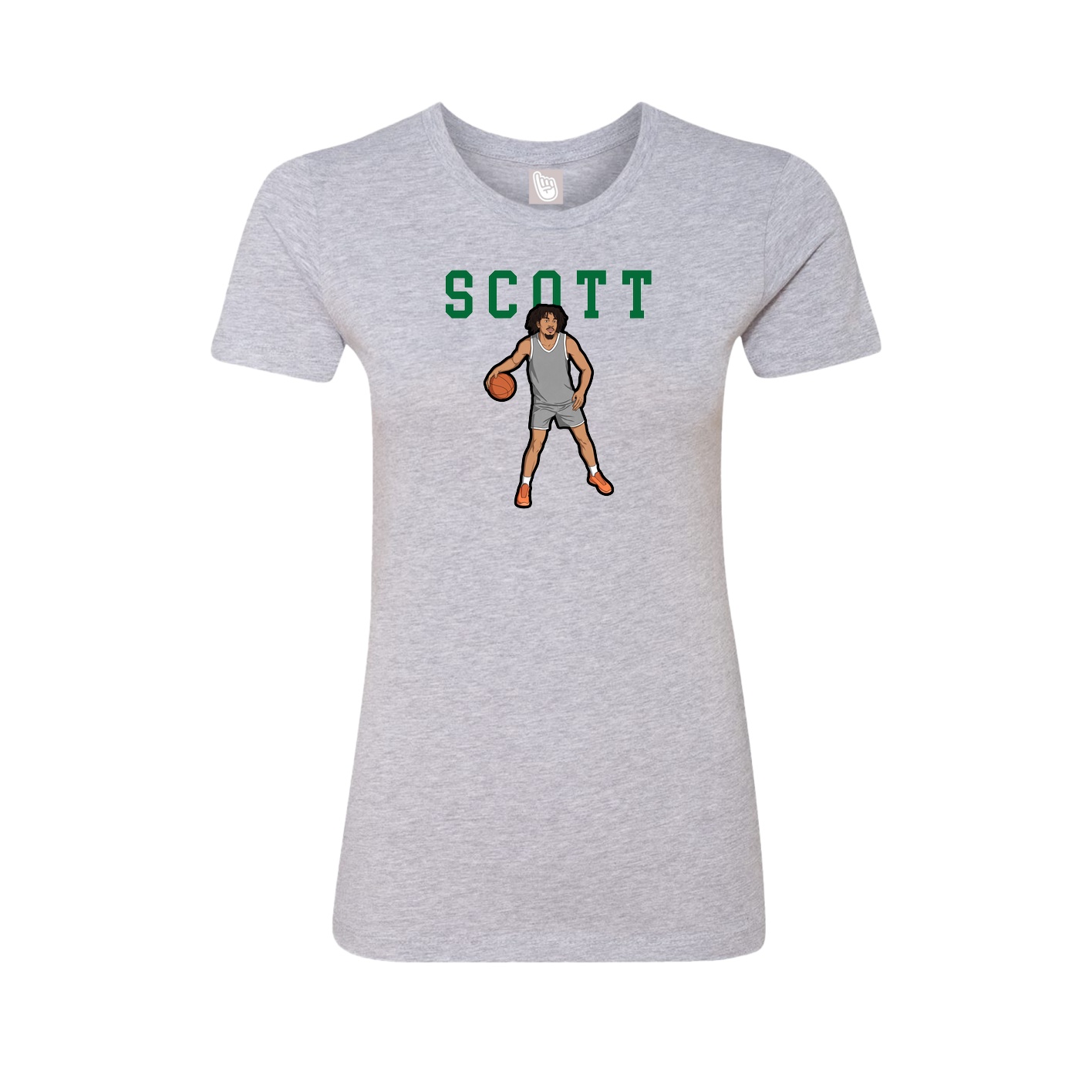 Fitted Women's Tee — Shirsey in Grey
