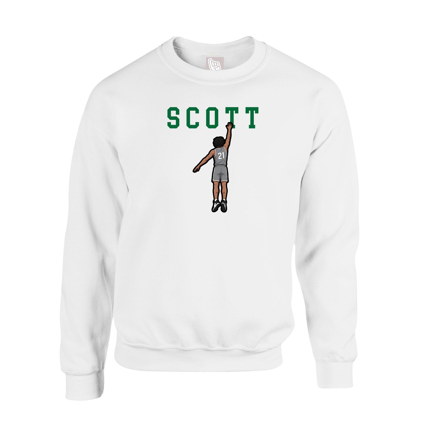 Fleece Crew — Shirsey in White