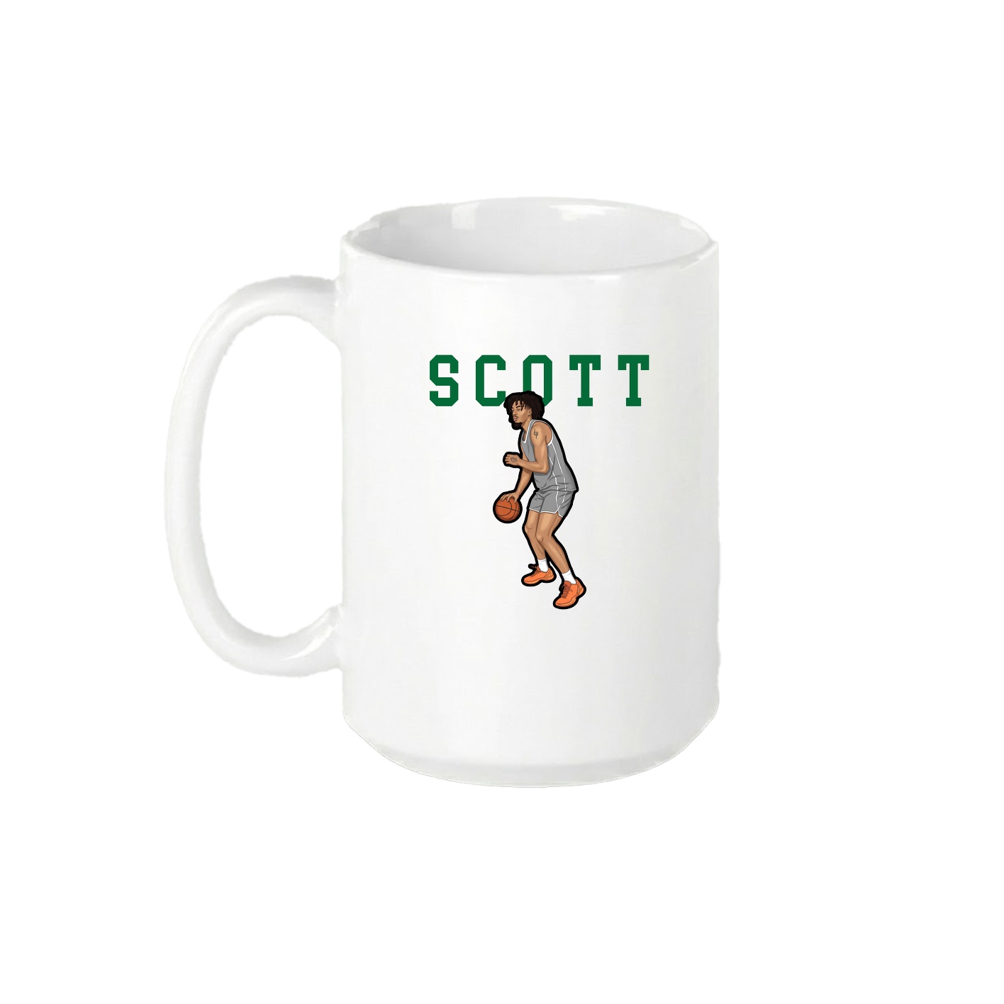 15oz Coffee Mug — Shirsey in White