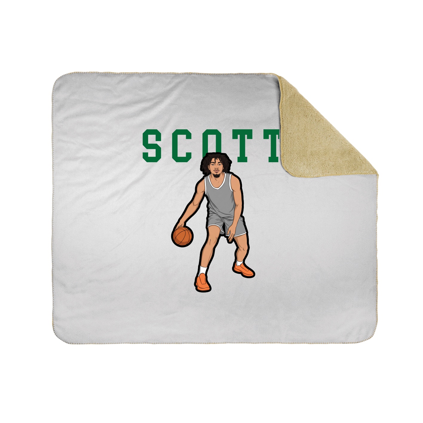 Throw Blanket — Shirsey in White