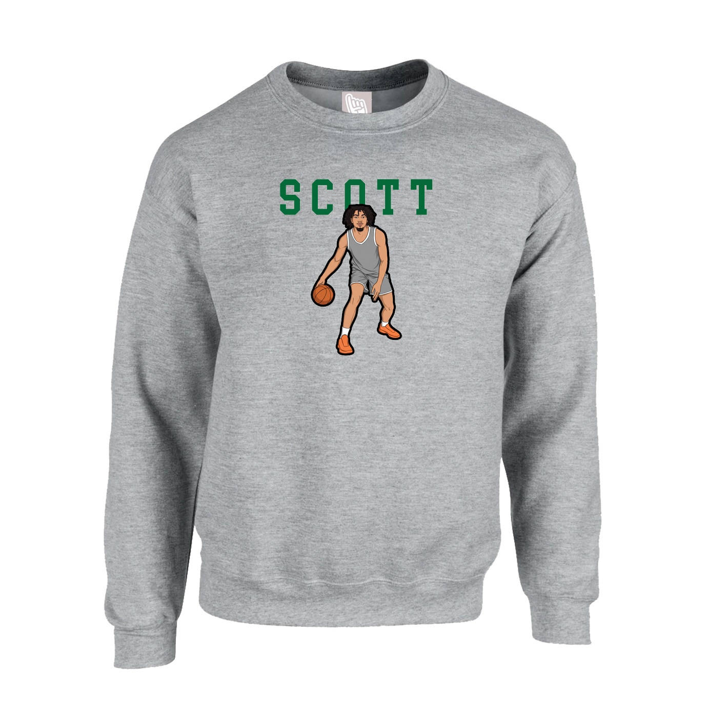 Fleece Crew — Shirsey in Grey