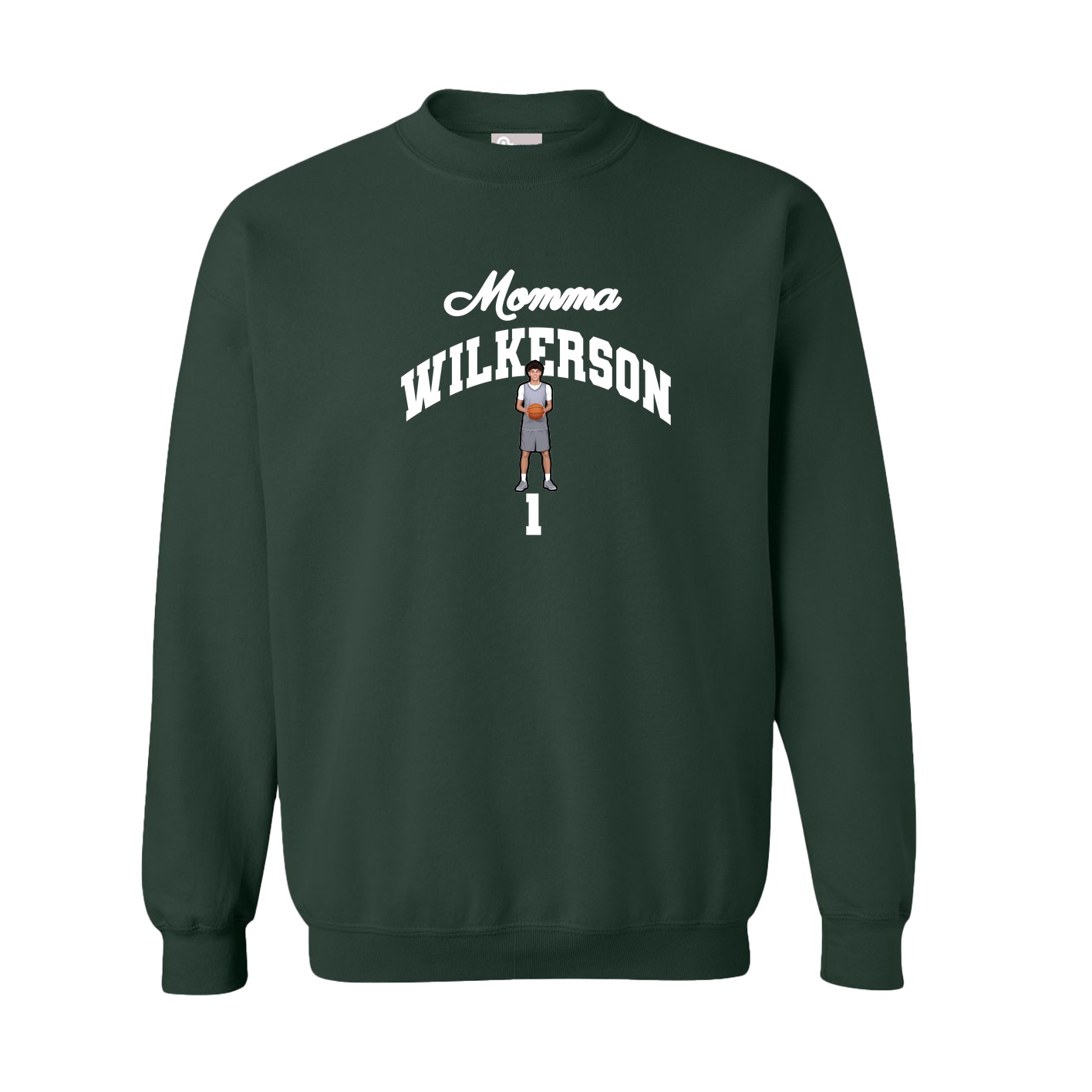 Fleece Crew — Mothers Day Arch in Green