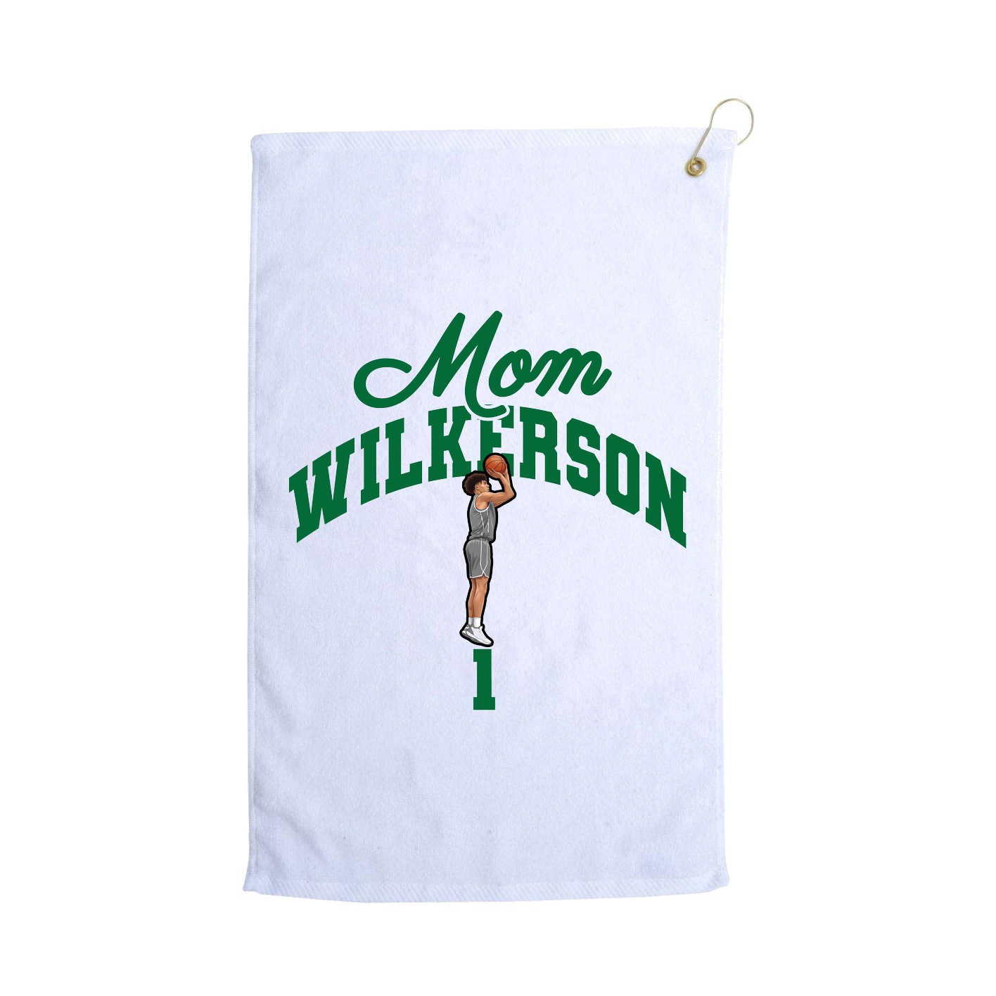Golf Towel — Mothers Day Arch in White