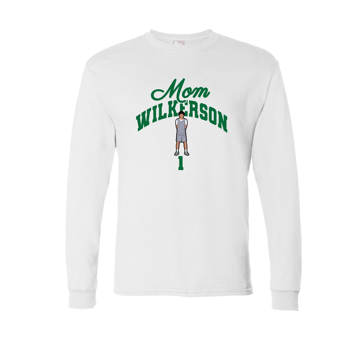 Long Sleeve Tee — Mothers Day Arch in White