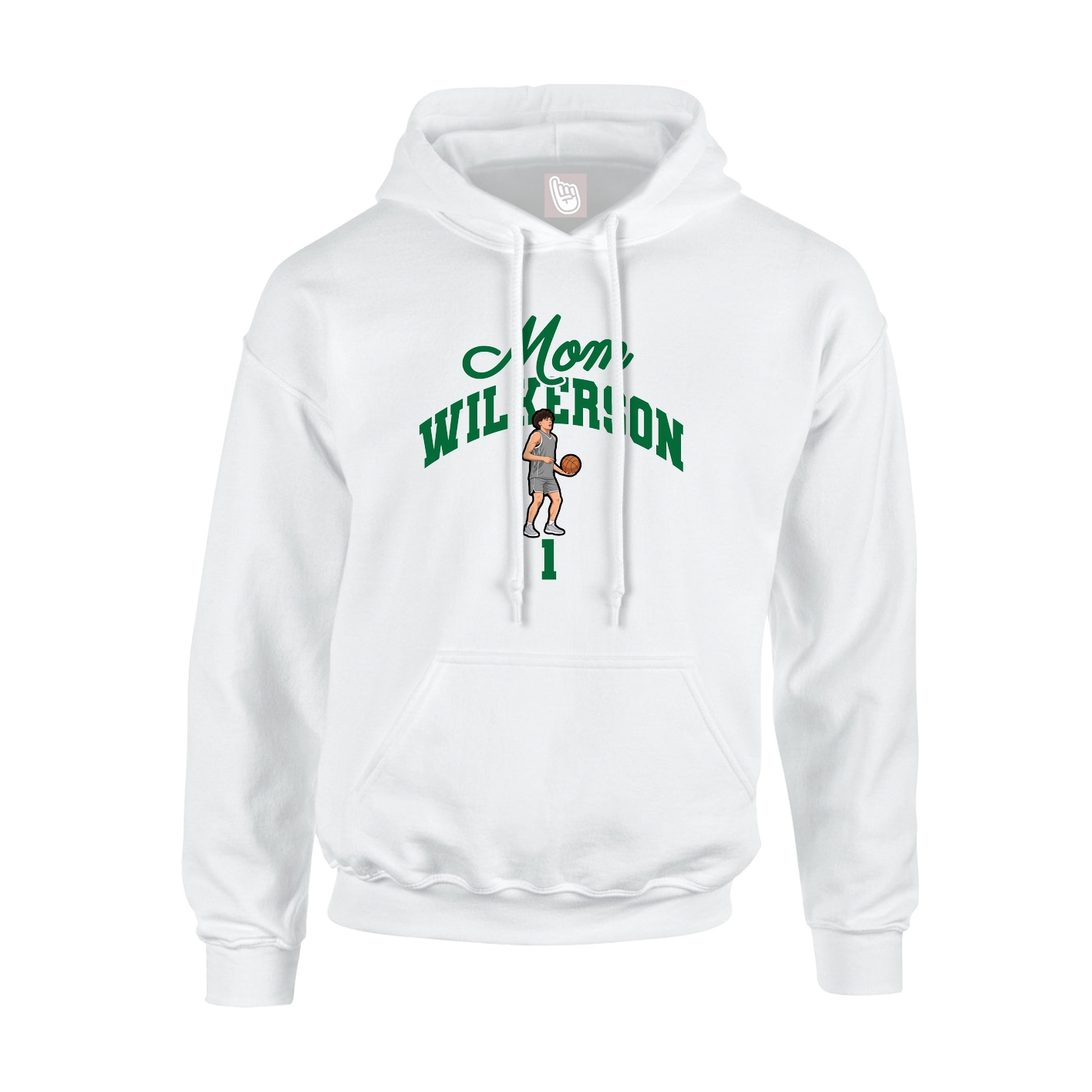 Youth Hoodie — Mothers Day Arch in White