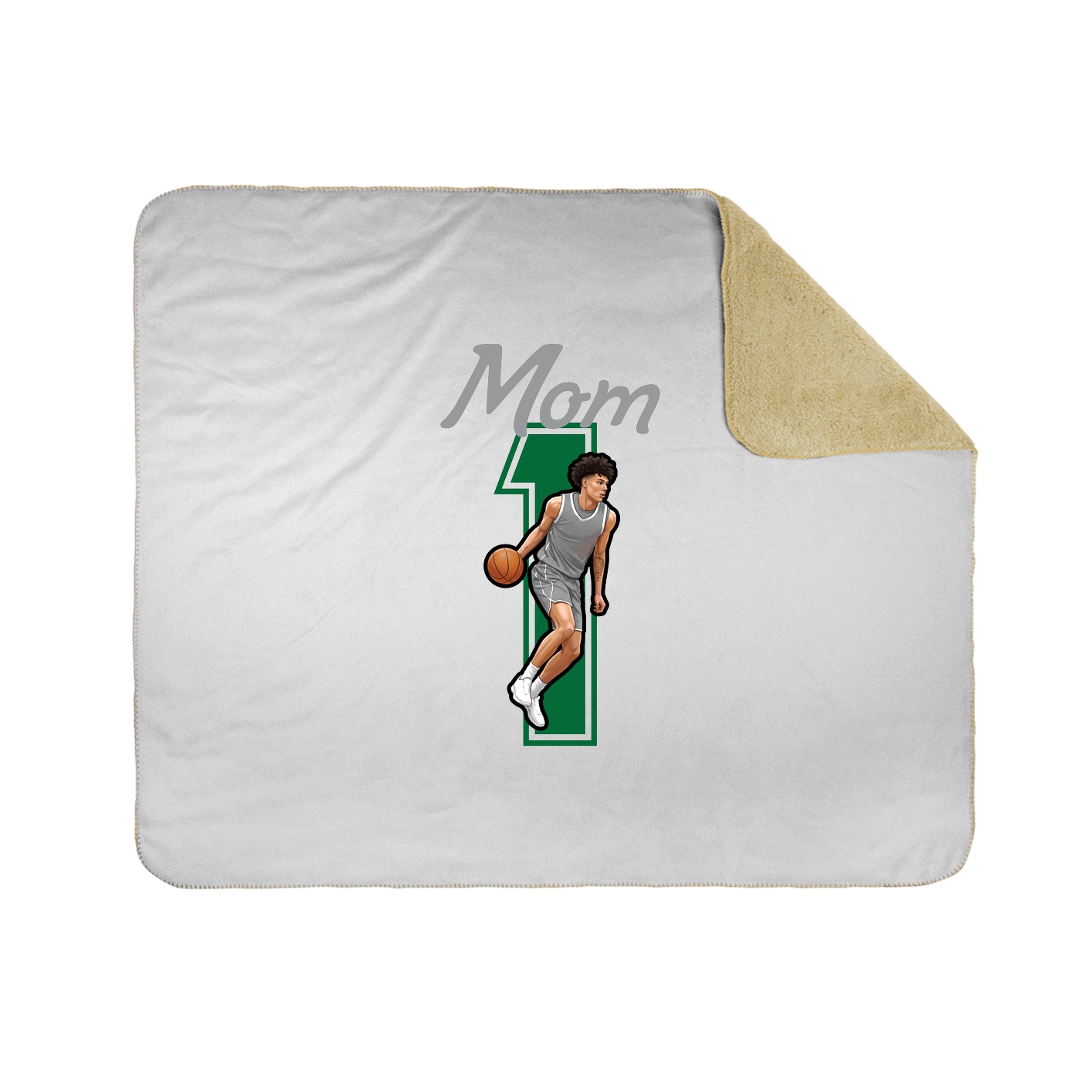Throw Blanket — Mothers Day Shirsey in White