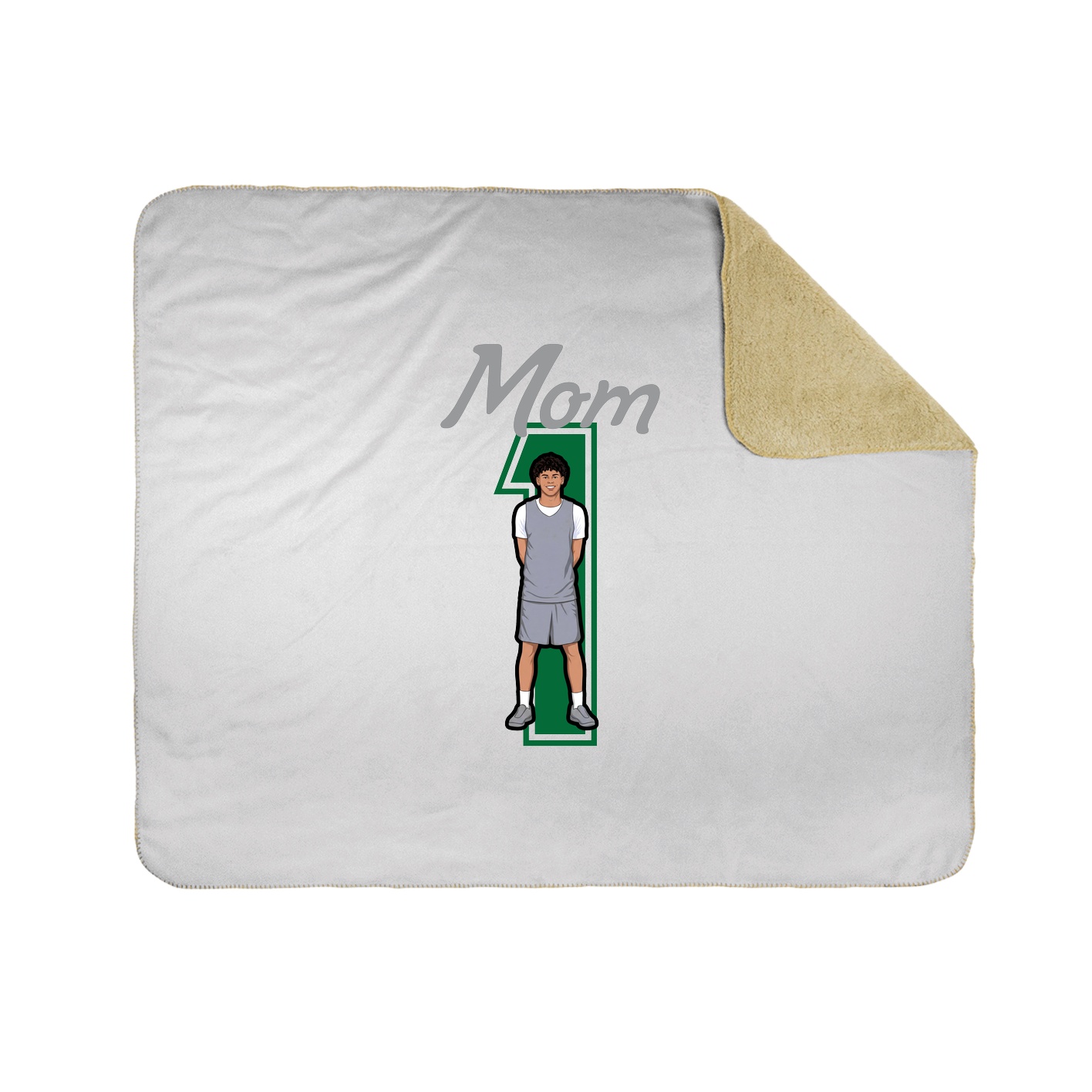 Throw Blanket — Mothers Day Shirsey in White