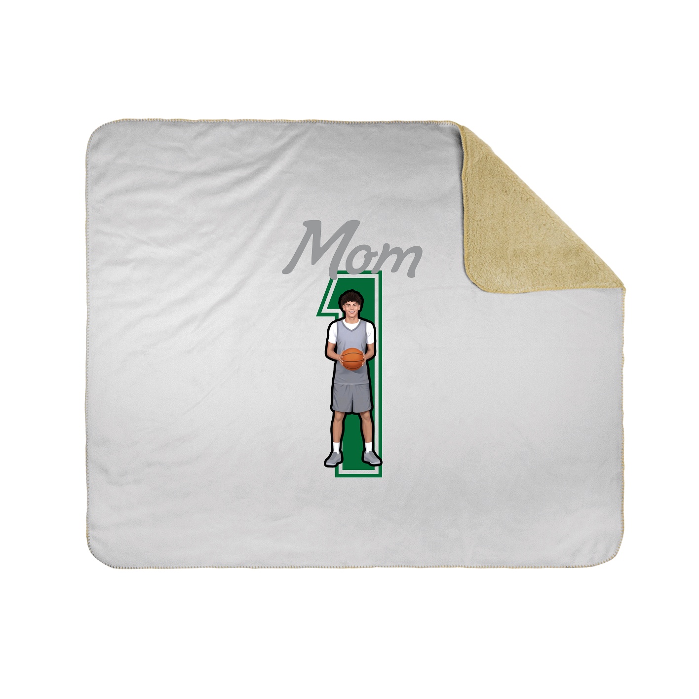 Throw Blanket — Mothers Day Shirsey in White