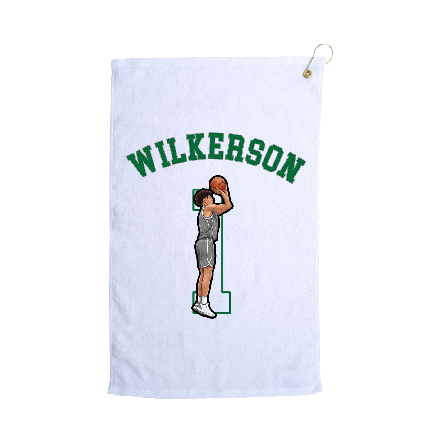 Golf Towel — Shirsey Arch in White