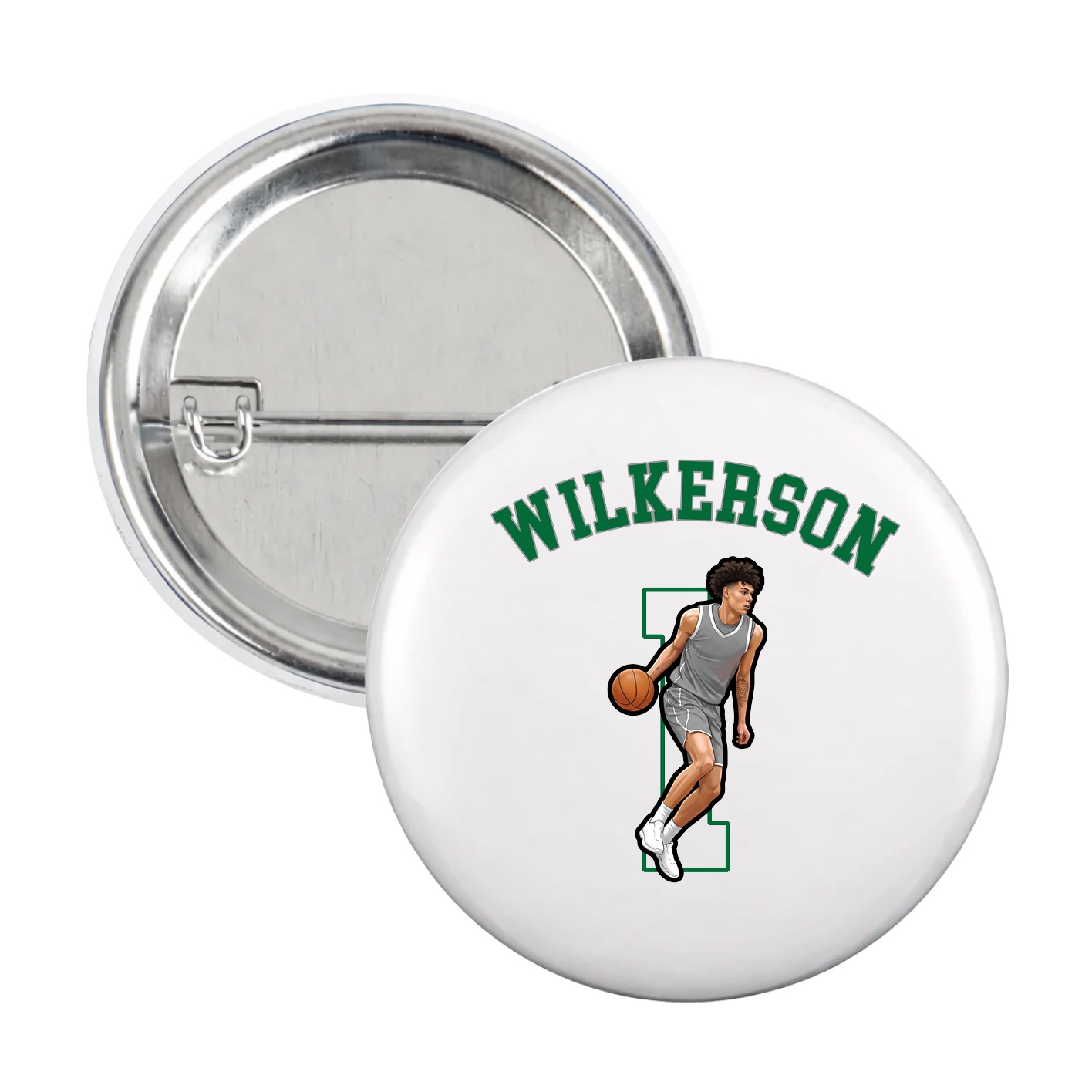 Game Day Button — Shirsey Arch in White