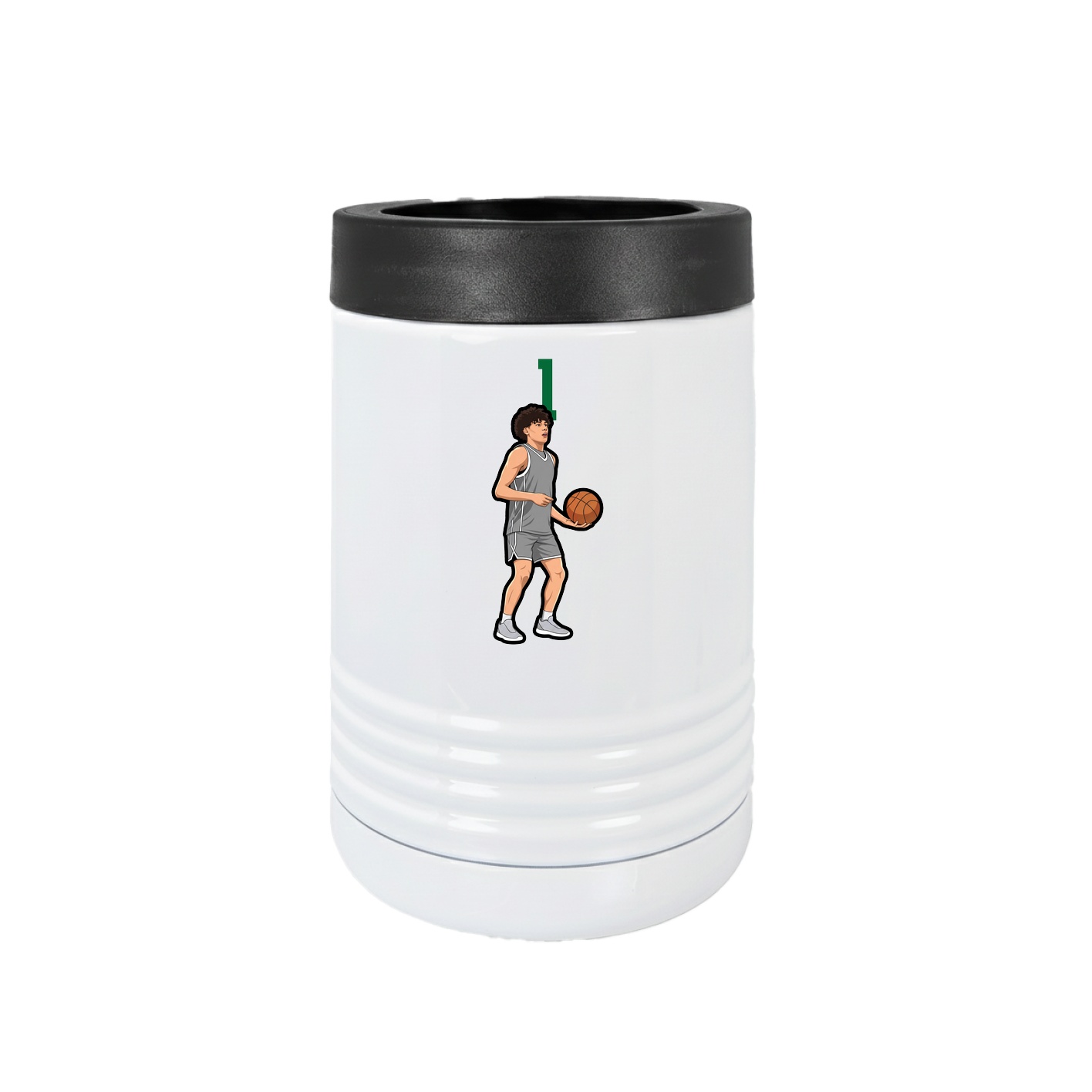 Beverage Holder — Number Top in White